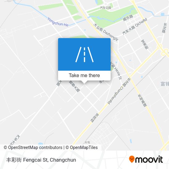 丰彩街 Fengcai St map