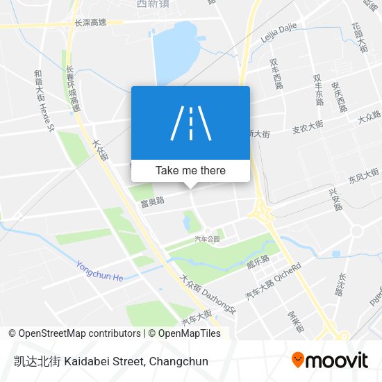 凯达北街 Kaidabei Street map