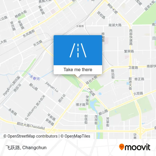 飞跃路 map