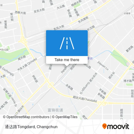 通达路Tongdard map