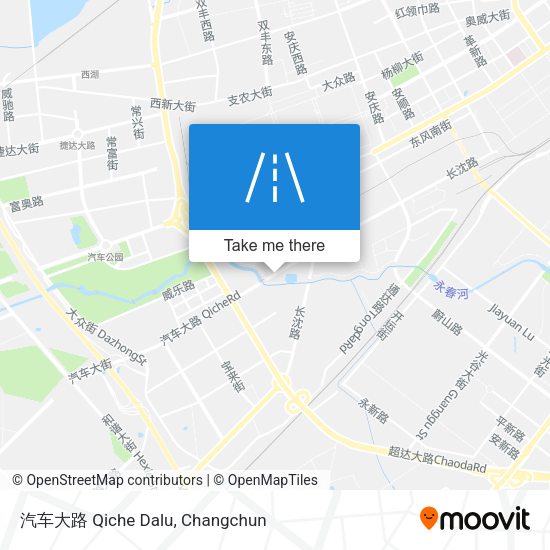 汽车大路 Qiche Dalu map
