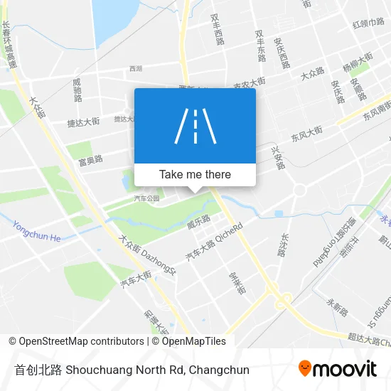 首创北路 Shouchuang North Rd map