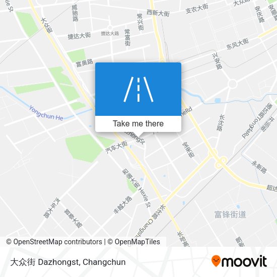 大众街 Dazhongst map