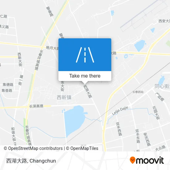 西湖大路 map