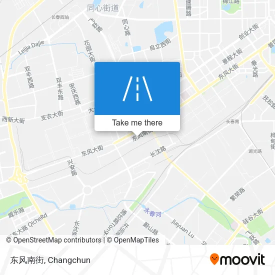 东风南街 map