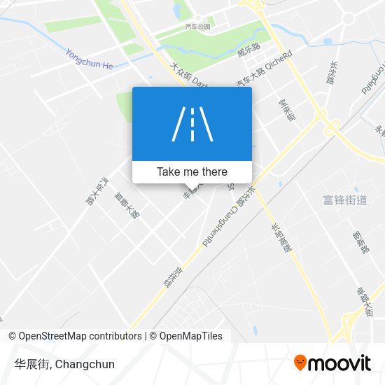 华展街 map