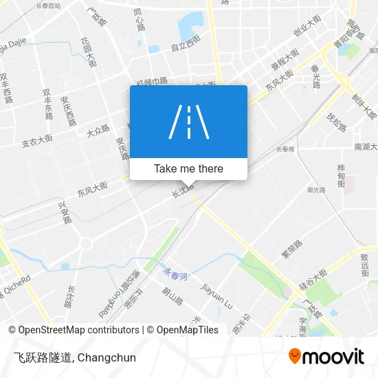 飞跃路隧道 map