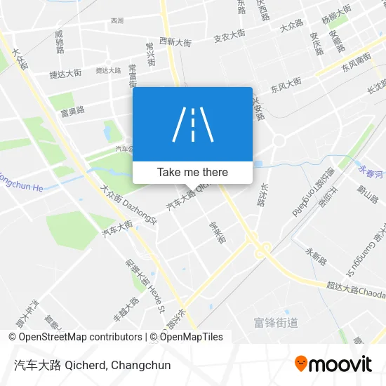 汽车大路 Qicherd map