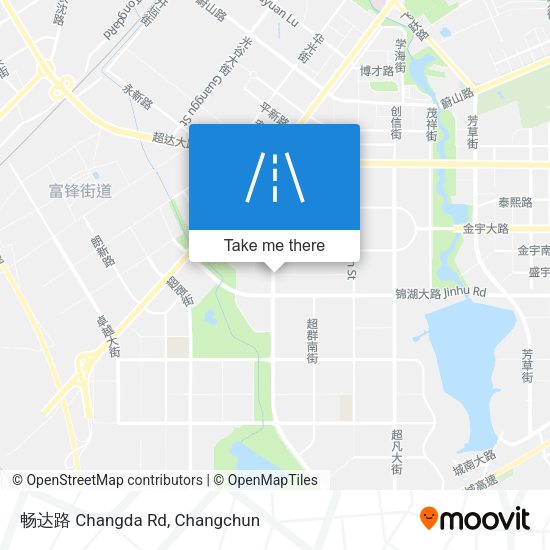 畅达路 Changda Rd map
