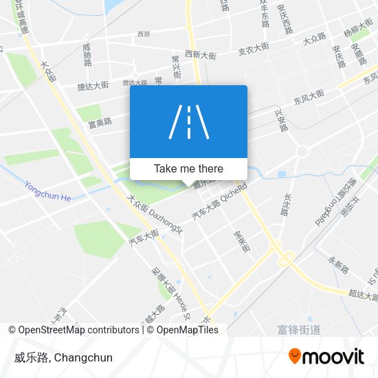 威乐路 map