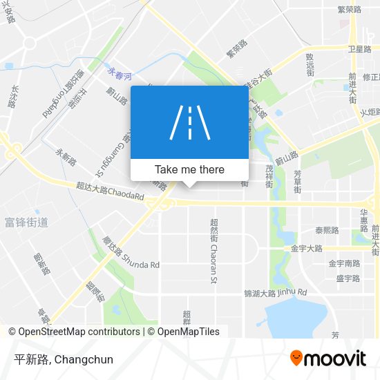 平新路 map