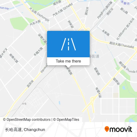 长哈高速 map
