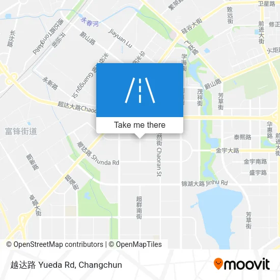 越达路 Yueda Rd map