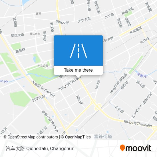 汽车大路 Qichedalu map