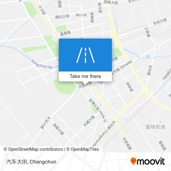 汽车大街 map