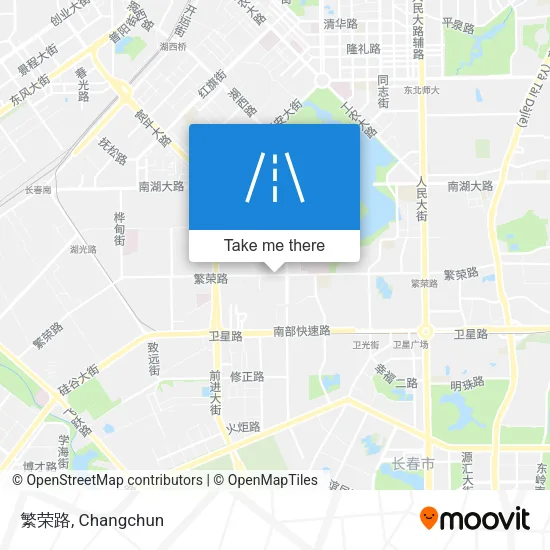 繁荣路 map