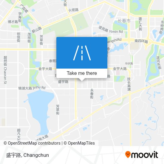 盛宇路 map