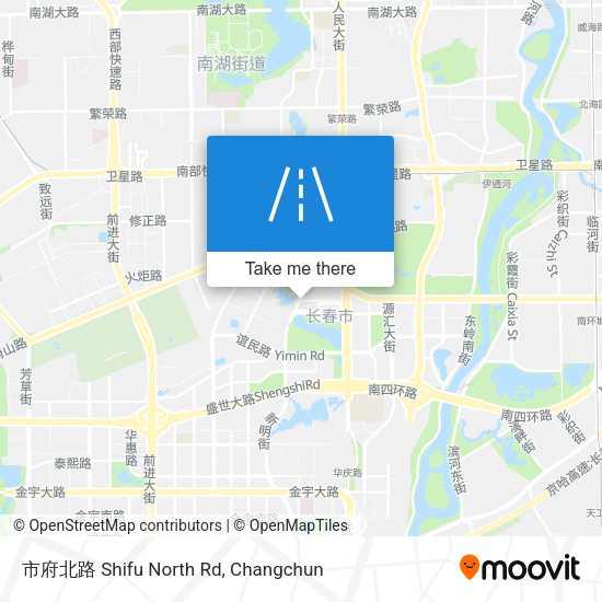 市府北路 Shifu North Rd map