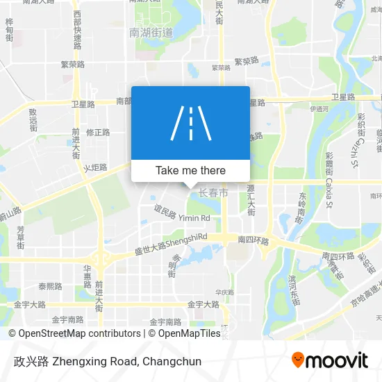 政兴路 Zhengxing Road map