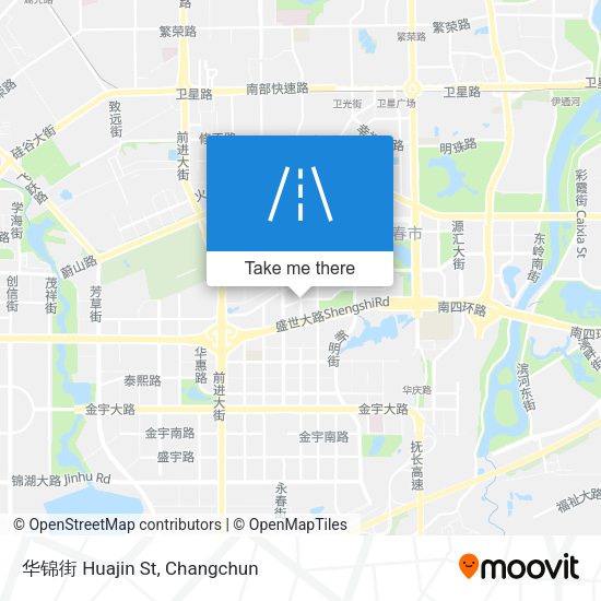 华锦街 Huajin St map