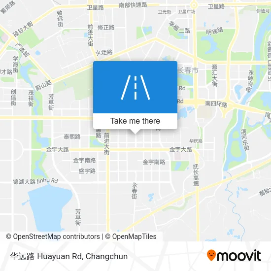华远路 Huayuan Rd map