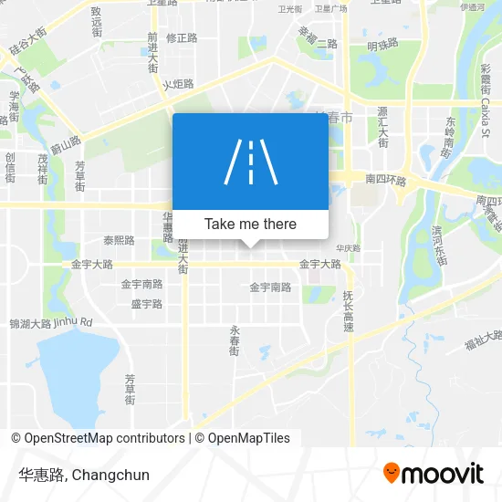 华惠路 map