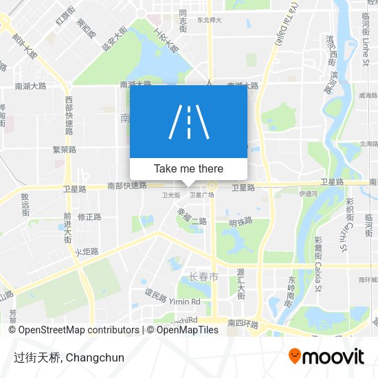 过街天桥 map