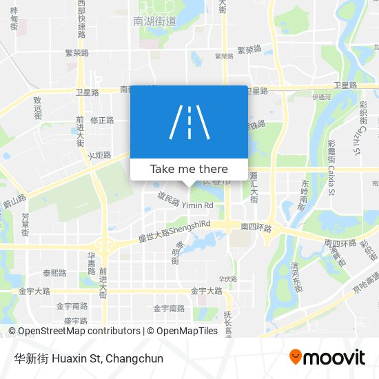 华新街 Huaxin St map