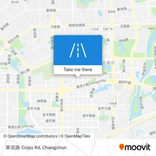 翠语路 Cuiyu Rd map