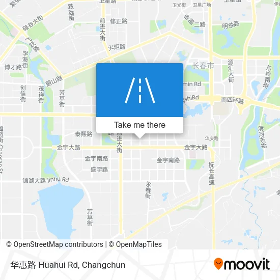 华惠路 Huahui Rd map