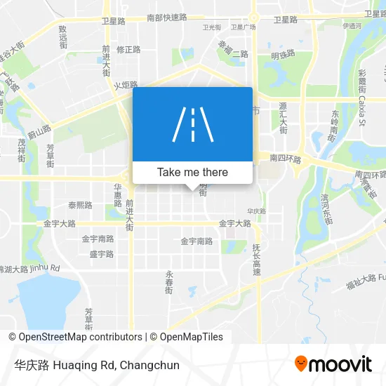 华庆路 Huaqing Rd map