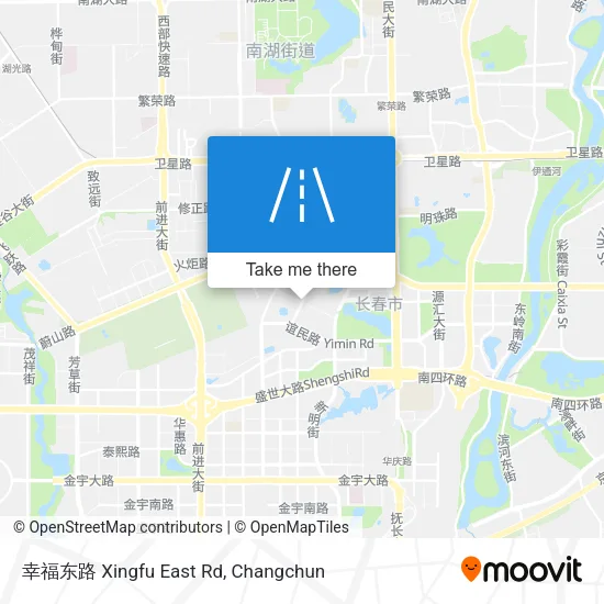 幸福东路 Xingfu East Rd map