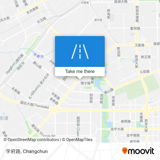 学府路 map