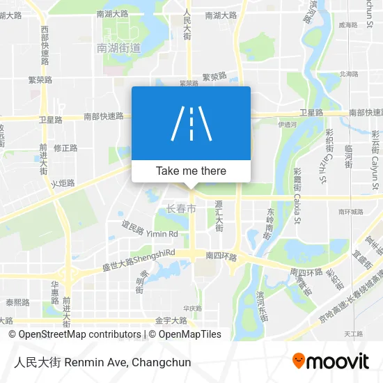 人民大街 Renmin Ave map