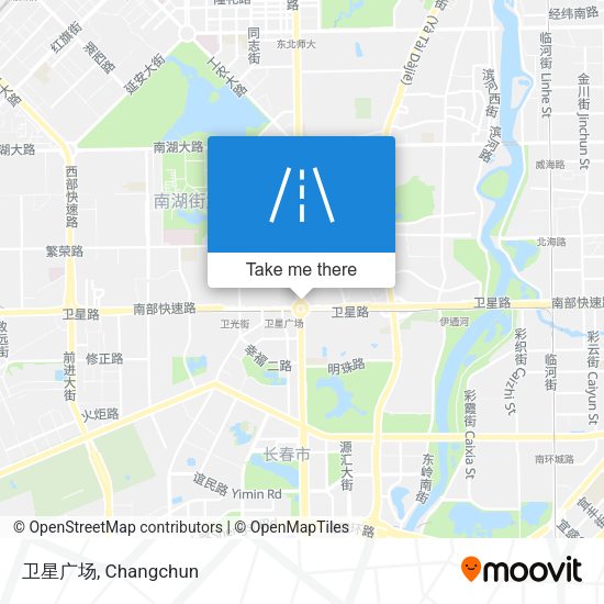 卫星广场 map