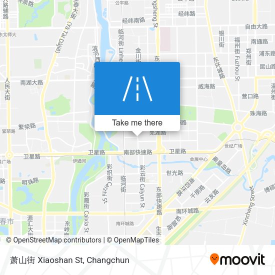 萧山街 Xiaoshan St map