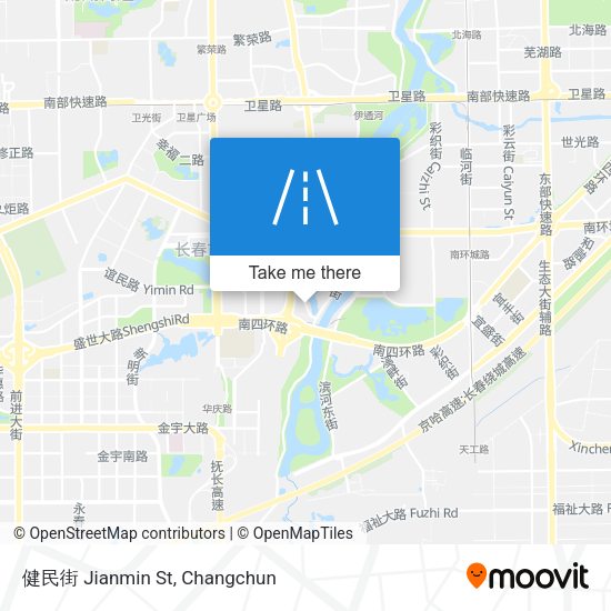 健民街 Jianmin St map