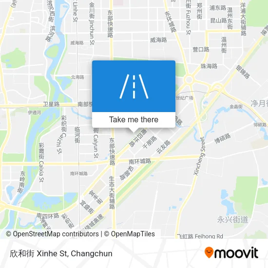 欣和街 Xinhe St map