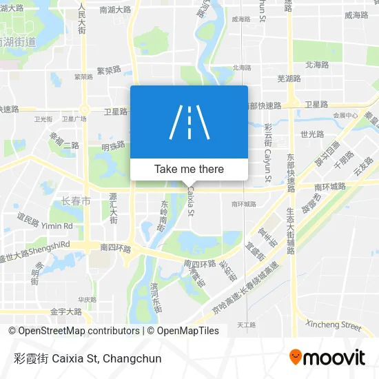 彩霞街 Caixia St map