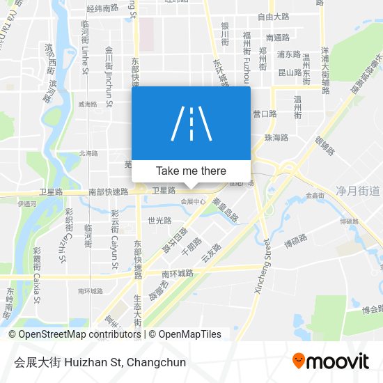 会展大街 Huizhan St map