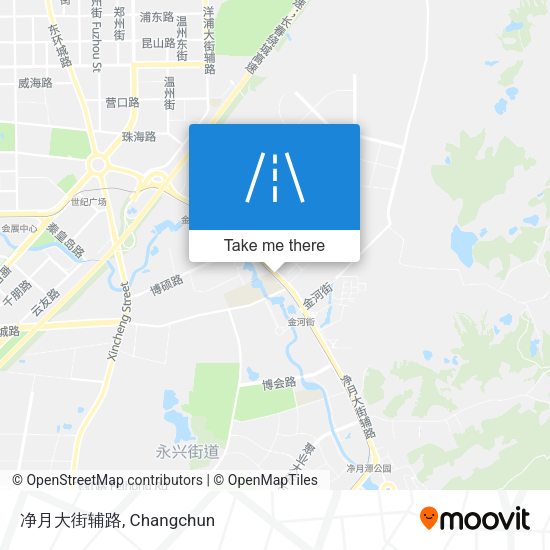 净月大街辅路 map