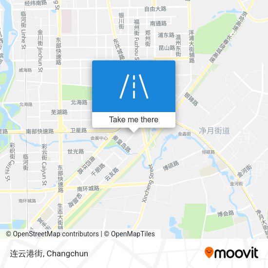 连云港街 map
