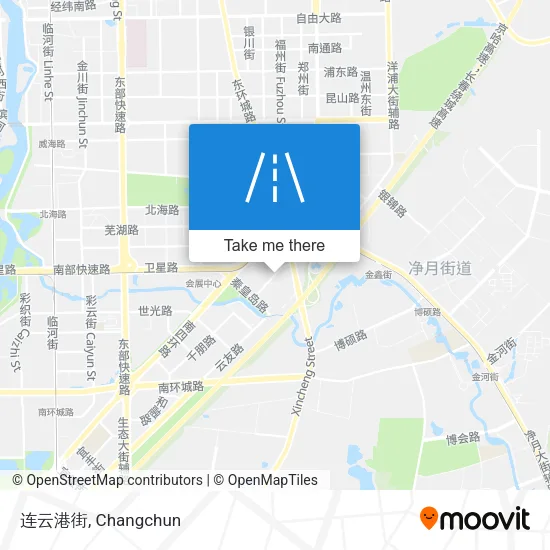 连云港街 map