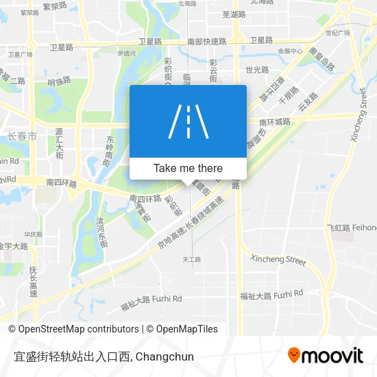宜盛街轻轨站出入口西 map