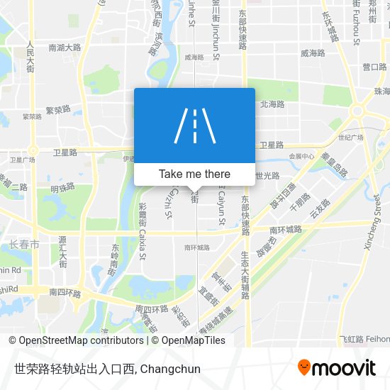 世荣路轻轨站出入口西 map