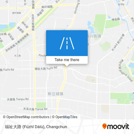 福祉大路 (Fúzhǐ Dàlù) map