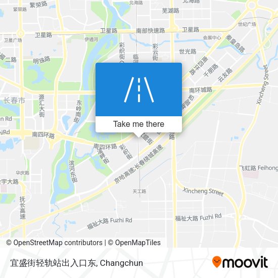 宜盛街轻轨站出入口东 map
