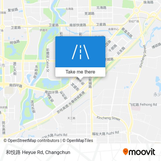 和悦路 Heyue Rd map
