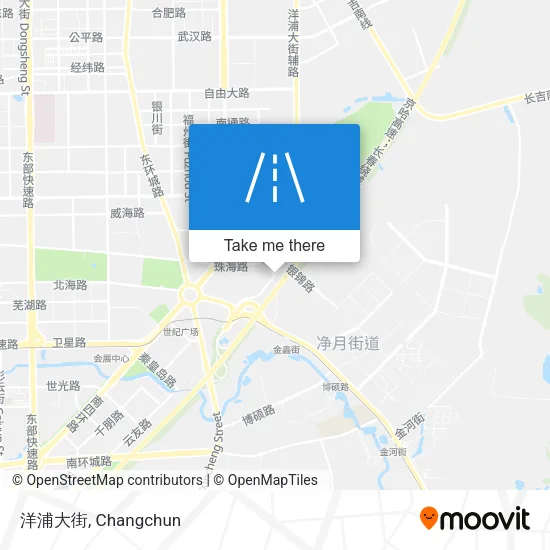洋浦大街 map