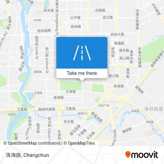 珠海路 map